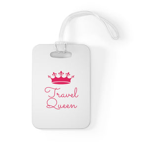 Travel Queen (Hot Pink) Bag Tag