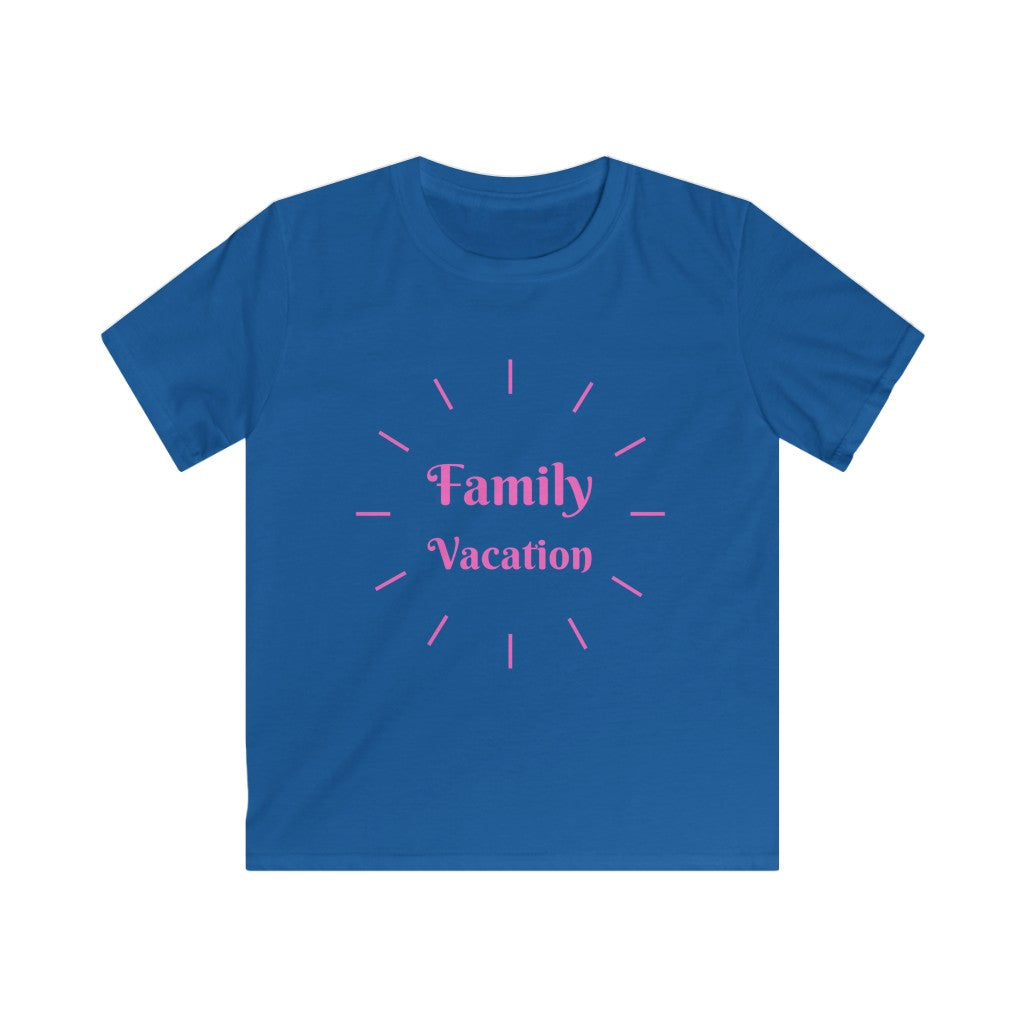 Family Vacation Kids Softstyle T-Shirt