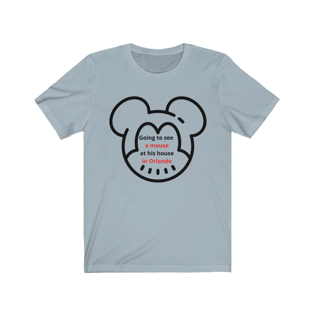 Mouse in Orlando Unisex Jersey Short Sleeve T-Shirt