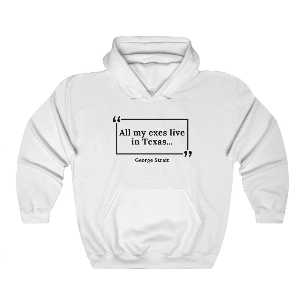 All My Exes Live in Texas Unisex Heavy Blend™ Hooded Sweatshirt