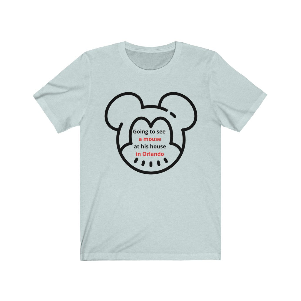 Mouse in Orlando Unisex Jersey Short Sleeve T-Shirt