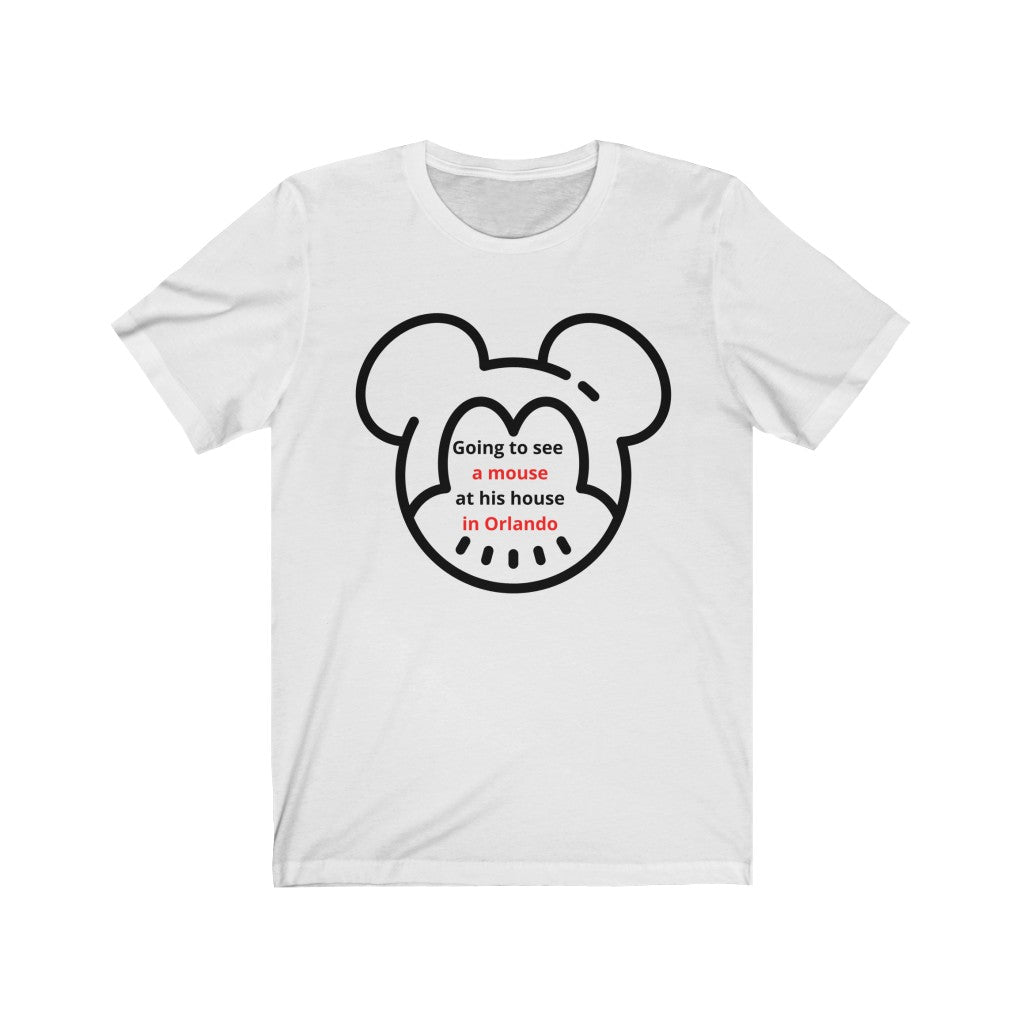 Mouse in Orlando Unisex Jersey Short Sleeve T-Shirt