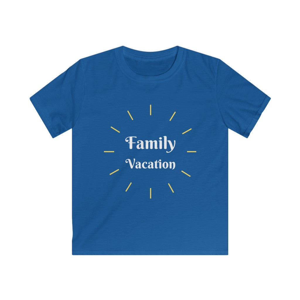 Family Vacation Kids Softstyle T-Shirt