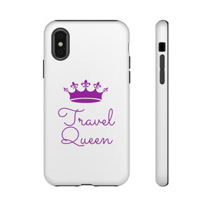 Travel Queen (Purple) Tough iPhone and Samsung Phone Cases