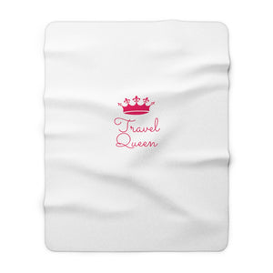 Travel Queen Sherpa Fleece Blanket