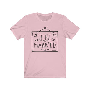 Just Married Unisex Jersey Short Sleeve T-Shirt