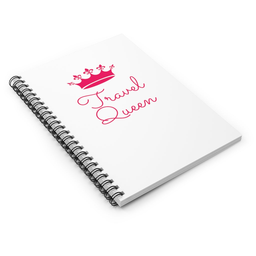 Travel Queen Spiral Notebook - Ruled Line