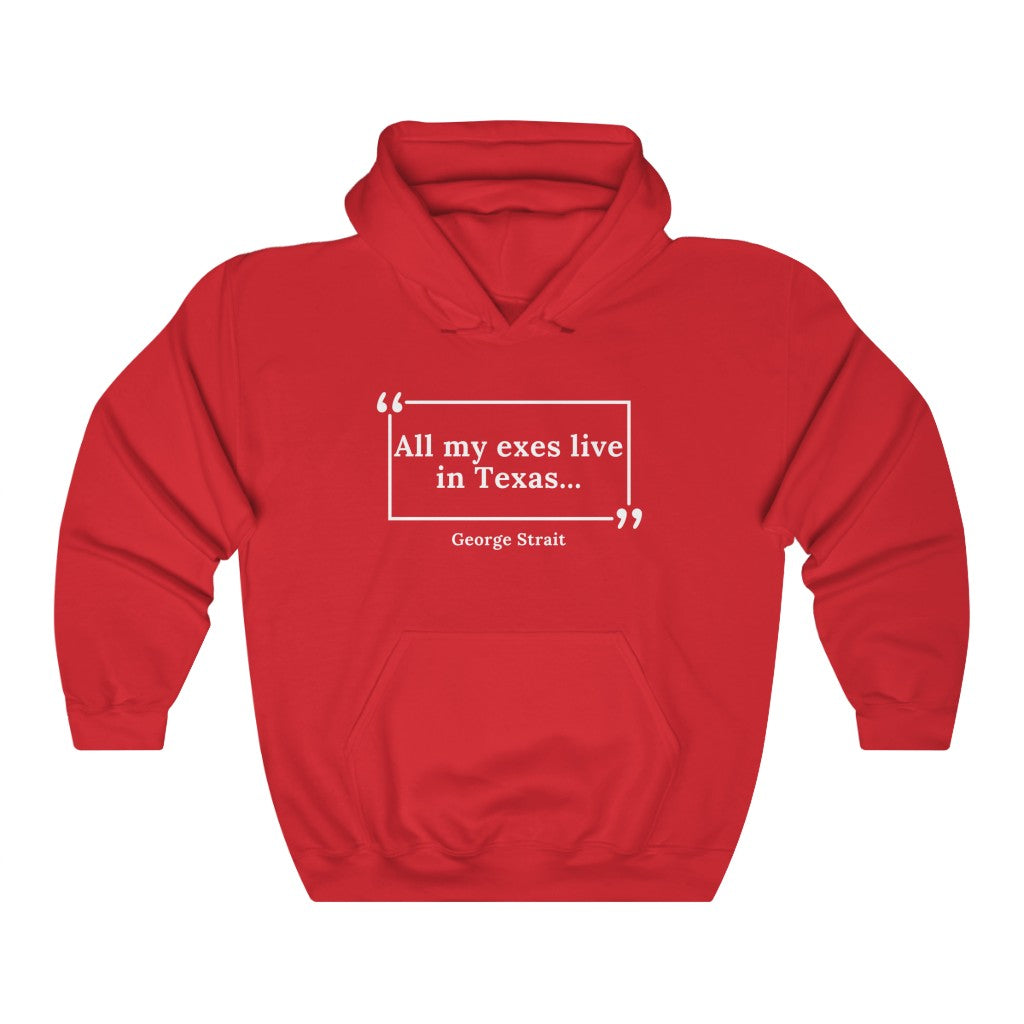 All My Exes Live in Texas Unisex Heavy Blend™ Hooded Sweatshirt