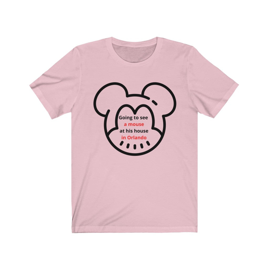 Mouse in Orlando Unisex Jersey Short Sleeve T-Shirt