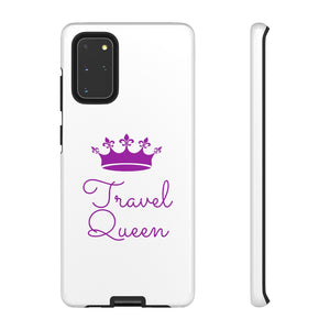 Travel Queen (Purple) Tough iPhone and Samsung Phone Cases