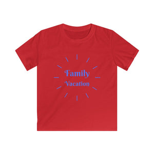 Family Vacation Kids Softstyle T-Shirt