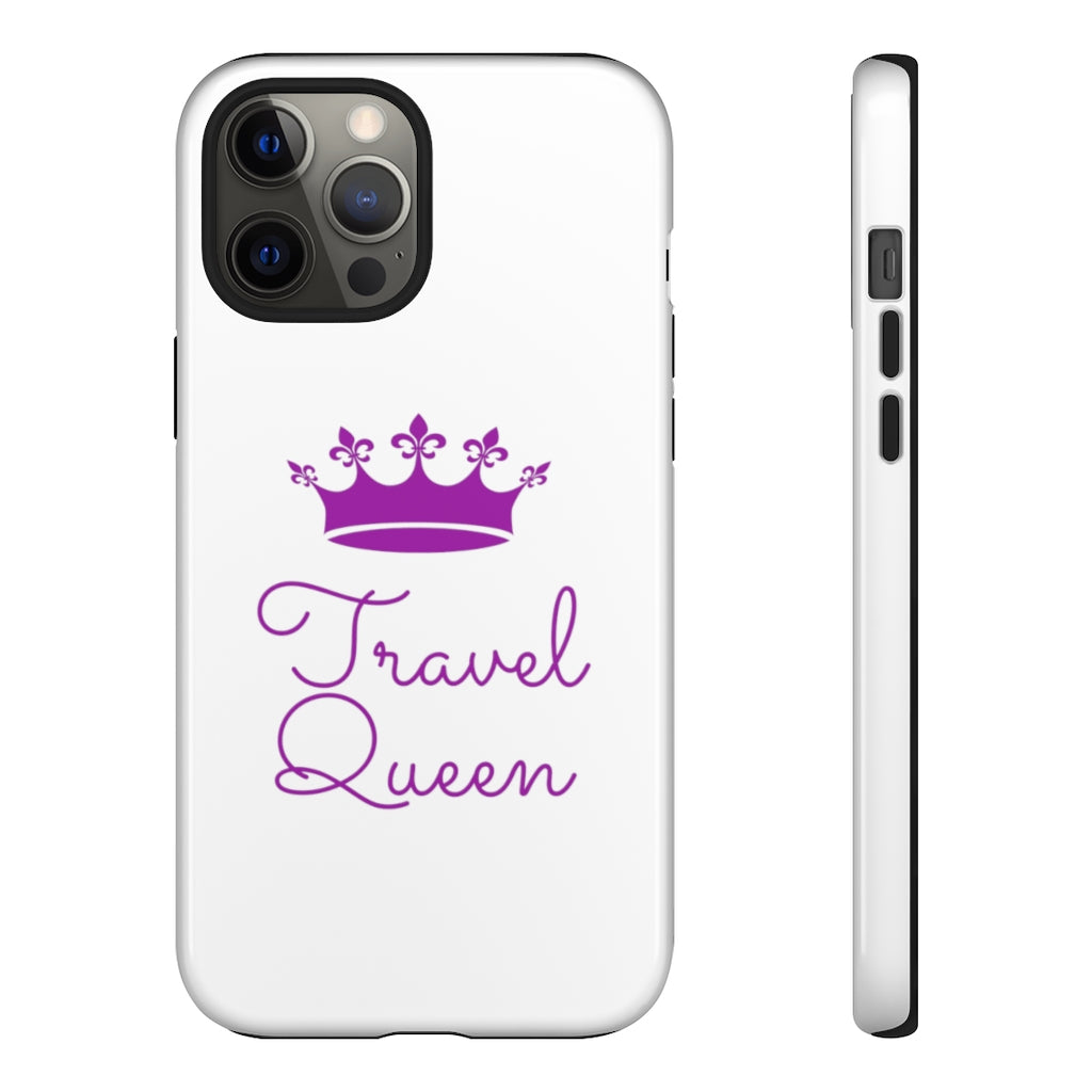 Travel Queen (Purple) Tough iPhone and Samsung Phone Cases