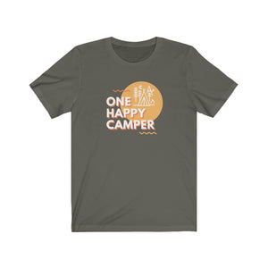 Happy Camper Unisex Jersey Short Sleeve T-Shirt