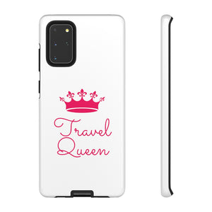 Travel Queen (Hot Pink) Tough iPhone and Samsung Phone Cases