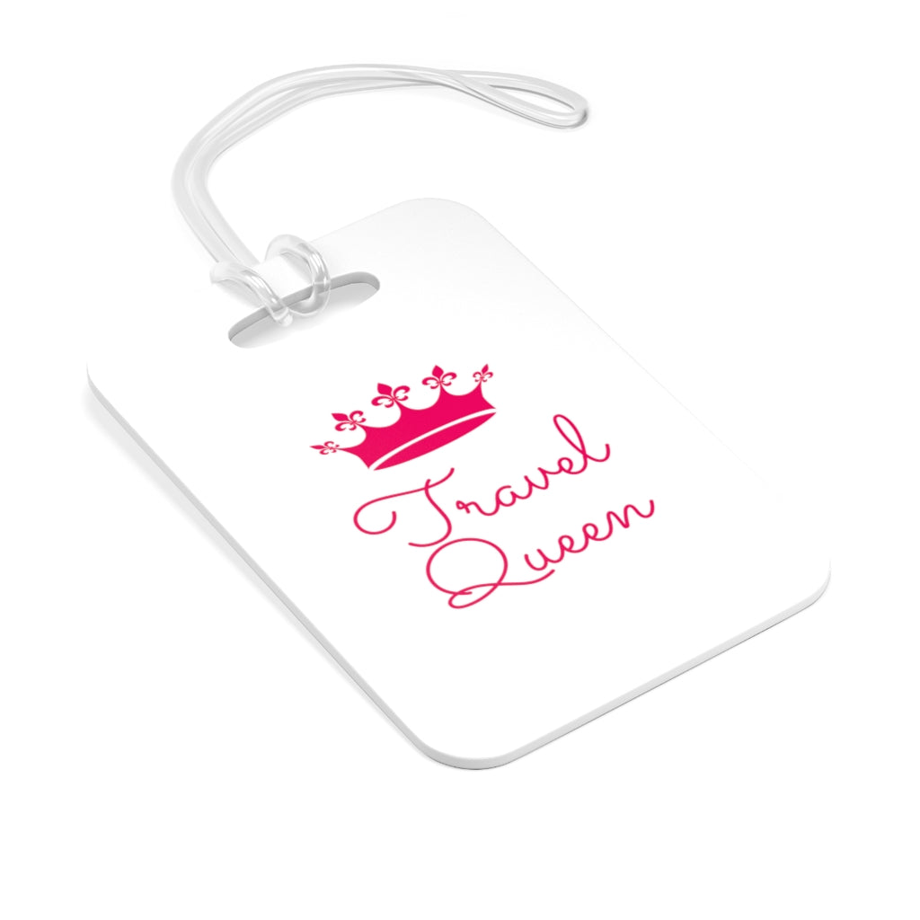 Travel Queen (Hot Pink) Bag Tag