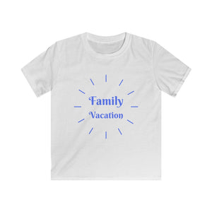 Family Vacation Kids Softstyle T-Shirt