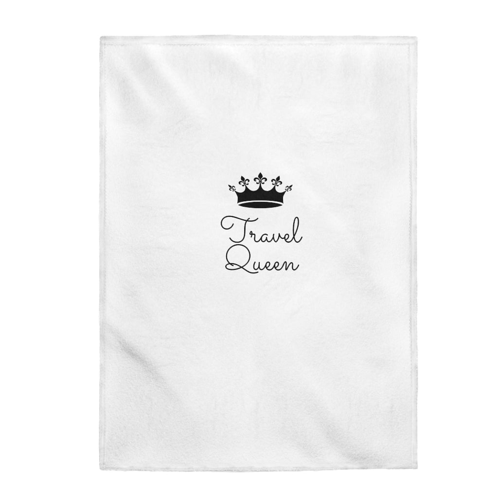 Travel Queen Velveteen Plush Blanket