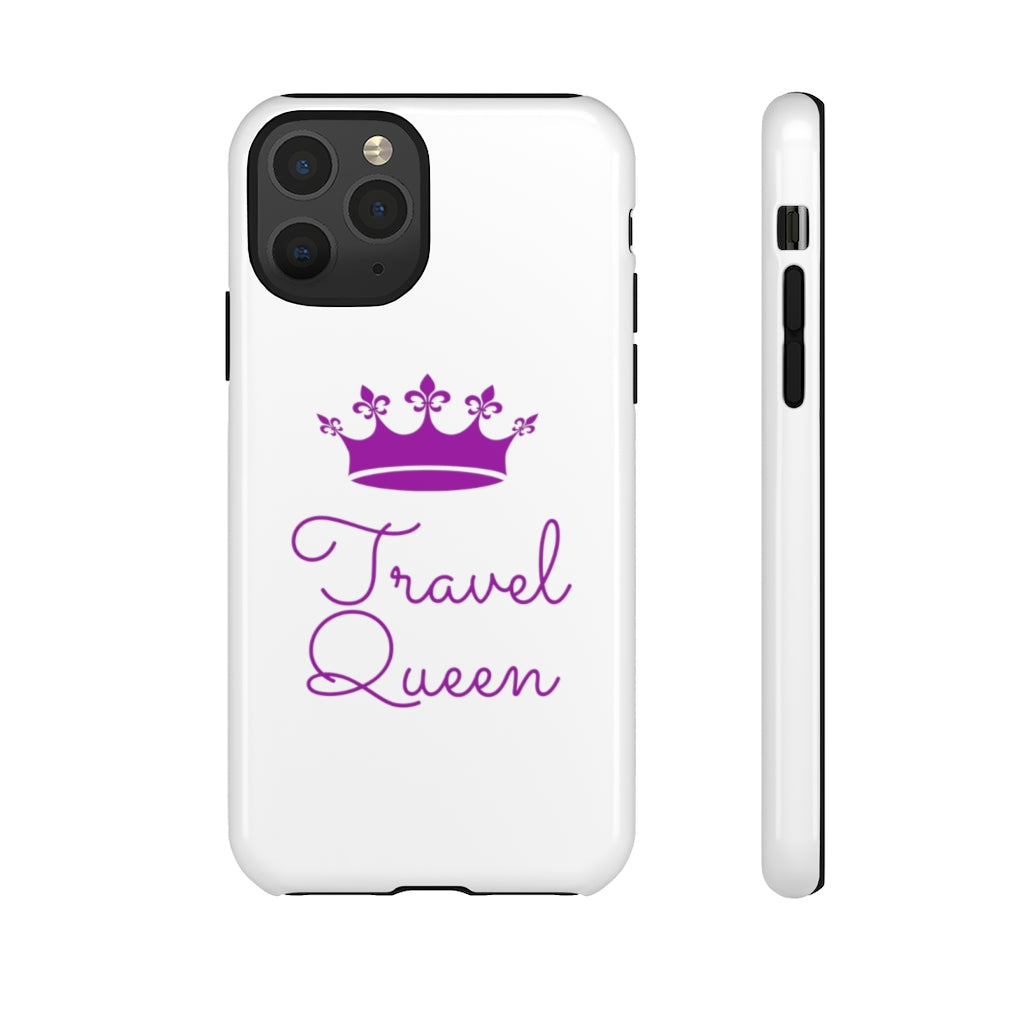 Travel Queen (Purple) Tough iPhone and Samsung Phone Cases