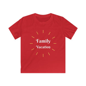 Family Vacation Kids Softstyle T-Shirt