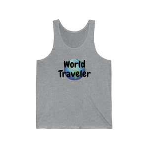 World Traveler Unisex Jersey Tank