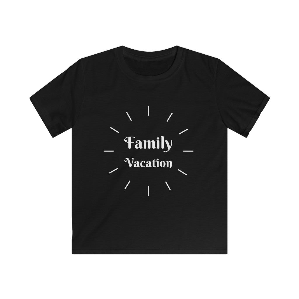 Family Vacation Kids Softstyle T-Shirt