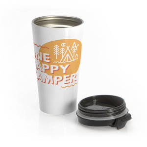 Happy Camper Stainless Steel Travel Mug