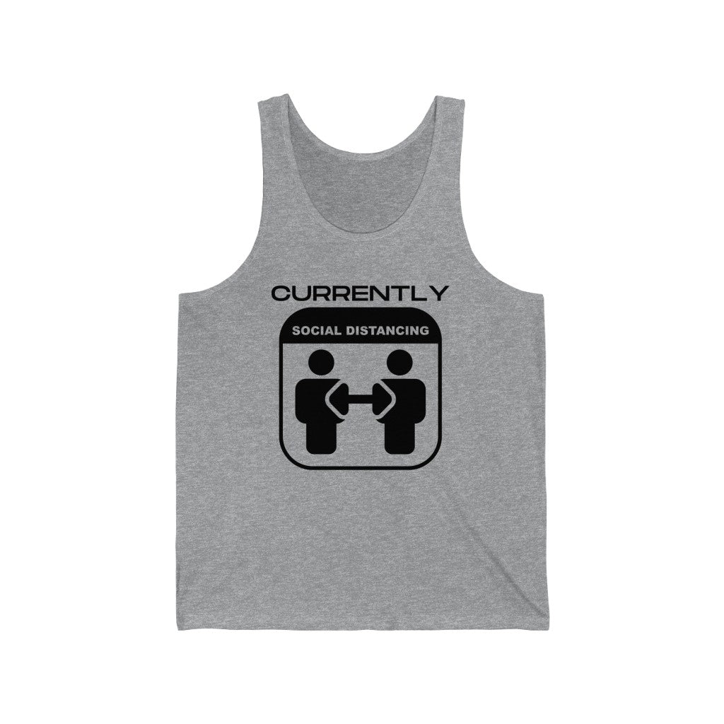 Social Distancing Unisex Jersey Tank