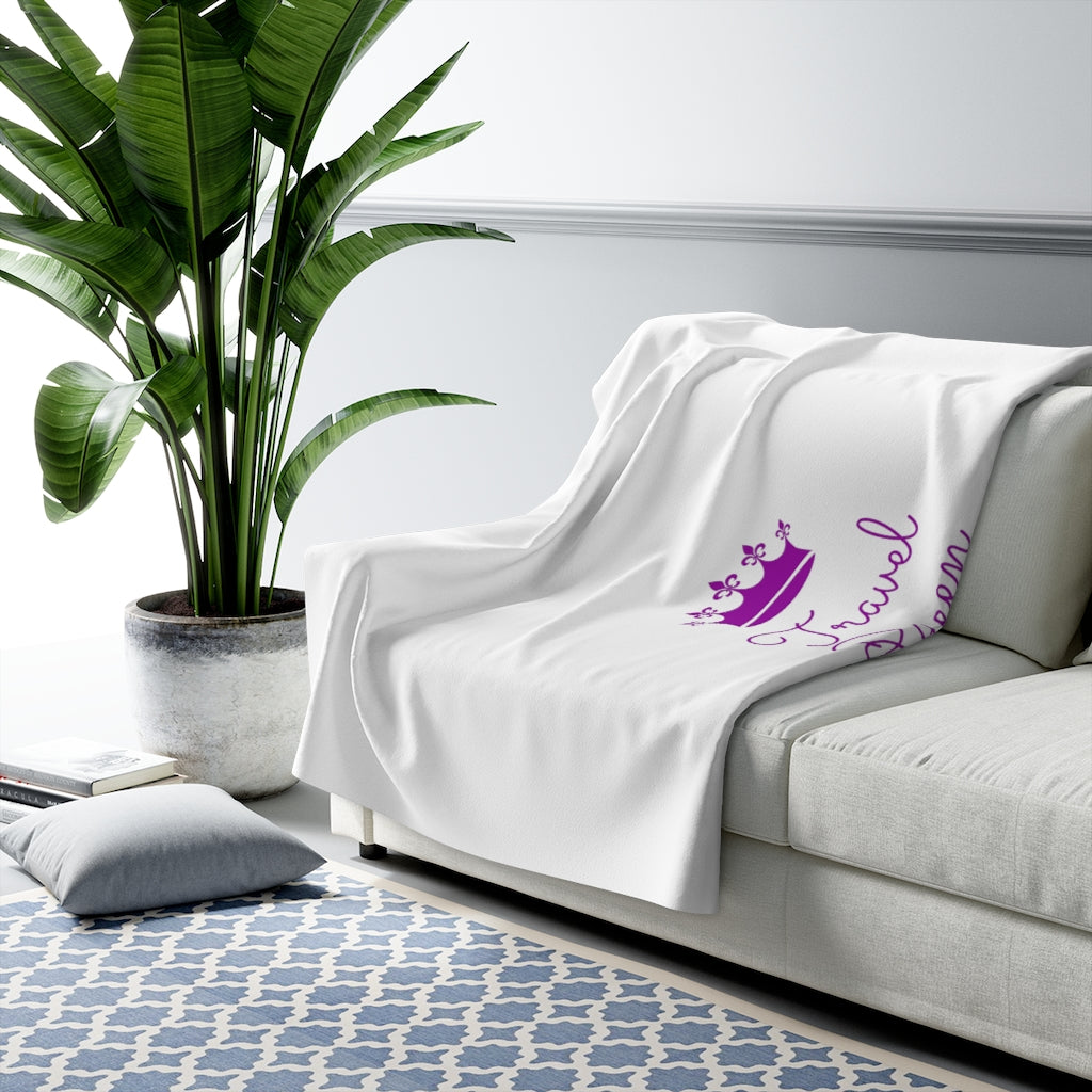 Travel Queen Sherpa Fleece Blanket