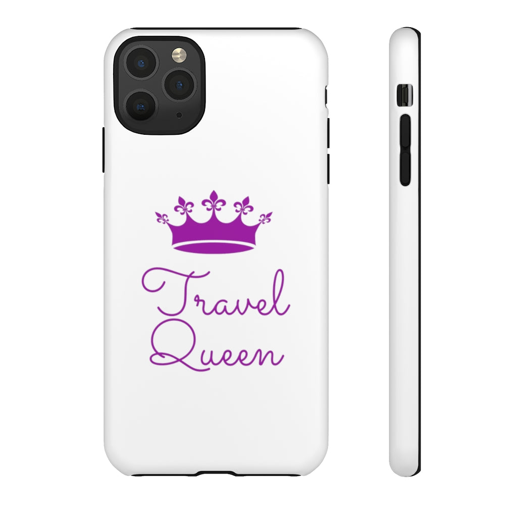 Travel Queen (Purple) Tough iPhone and Samsung Phone Cases