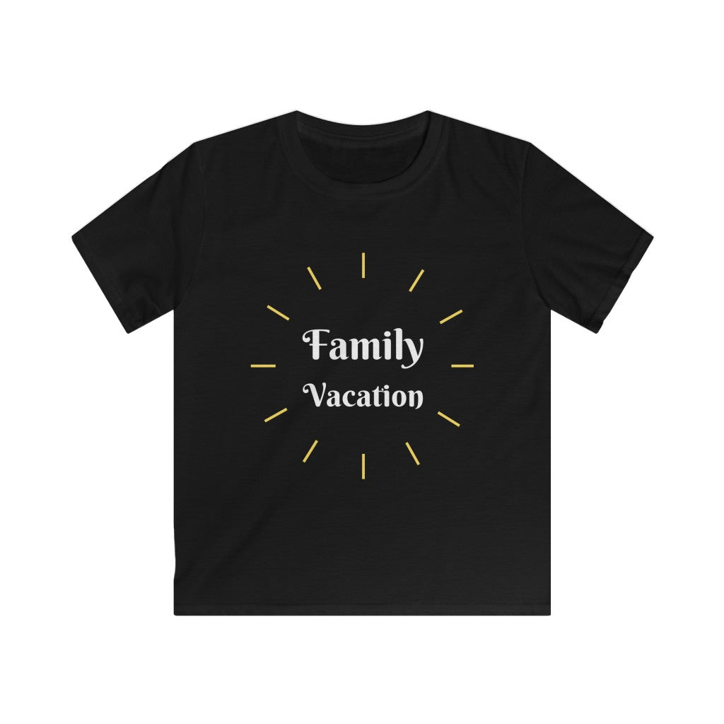 Family Vacation Kids Softstyle T-Shirt