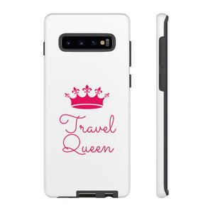 Travel Queen (Hot Pink) Tough iPhone and Samsung Phone Cases