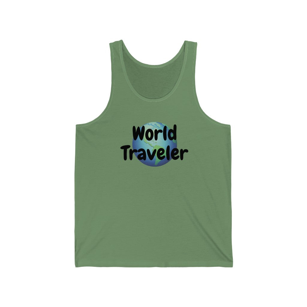 World Traveler Unisex Jersey Tank