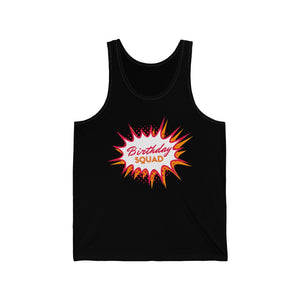 Birthday Squad Unisex Jersey Tank