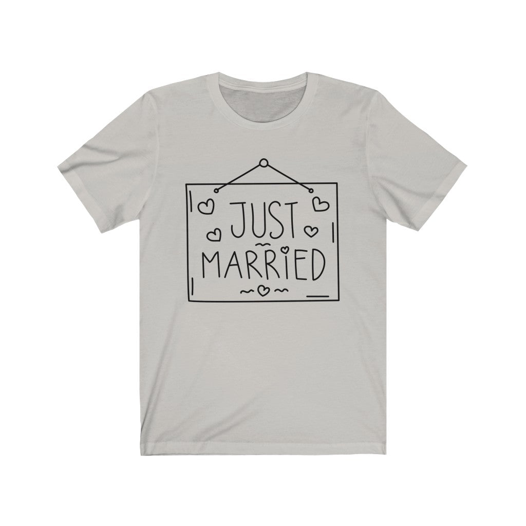 Just Married Unisex Jersey Short Sleeve T-Shirt