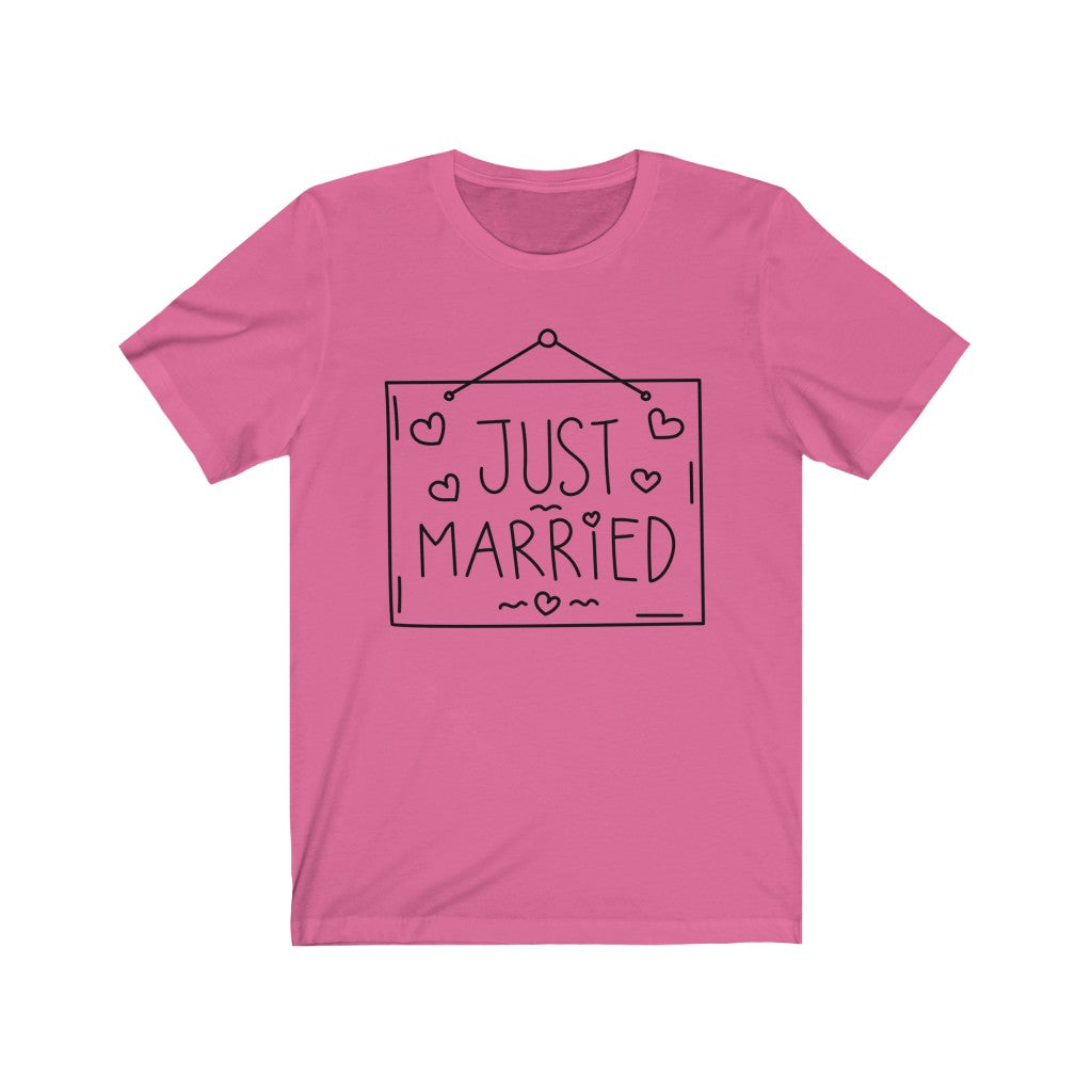 Just Married Unisex Jersey Short Sleeve T-Shirt