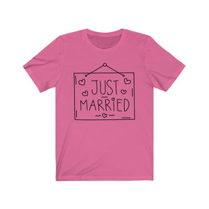 Just Married Unisex Jersey Short Sleeve T-Shirt