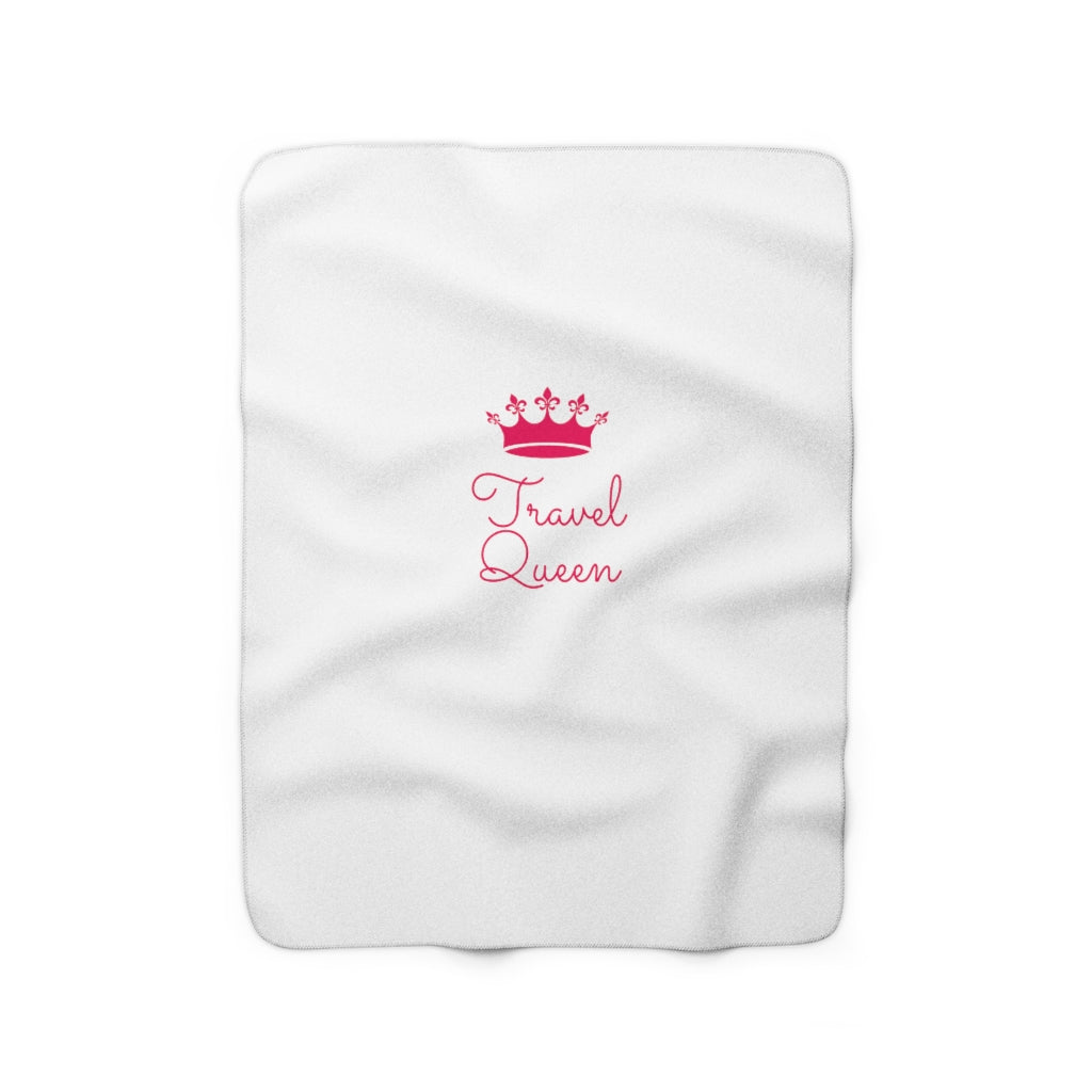 Travel Queen Sherpa Fleece Blanket