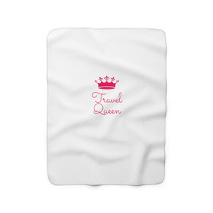 Travel Queen Sherpa Fleece Blanket