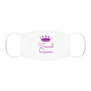 Travel Queen (Purple) Snug-Fit Polyester Face Mask