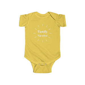 Family Vacation Infant Jersey Bodysuit