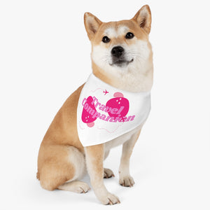 Travel Companion Pet Bandana Collar (Pink)