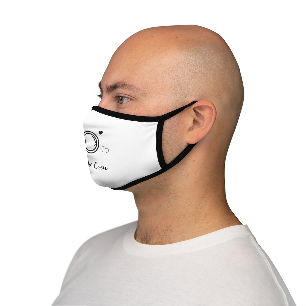 "I Do" Crew Fitted Polyester Face Mask