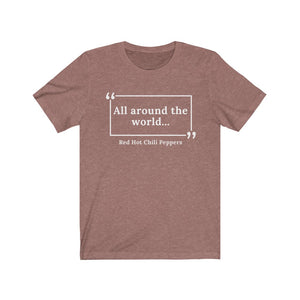 Around the World Unisex Jersey Short Sleeve T-Shirt