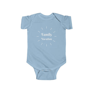 Family Vacation Infant Jersey Bodysuit