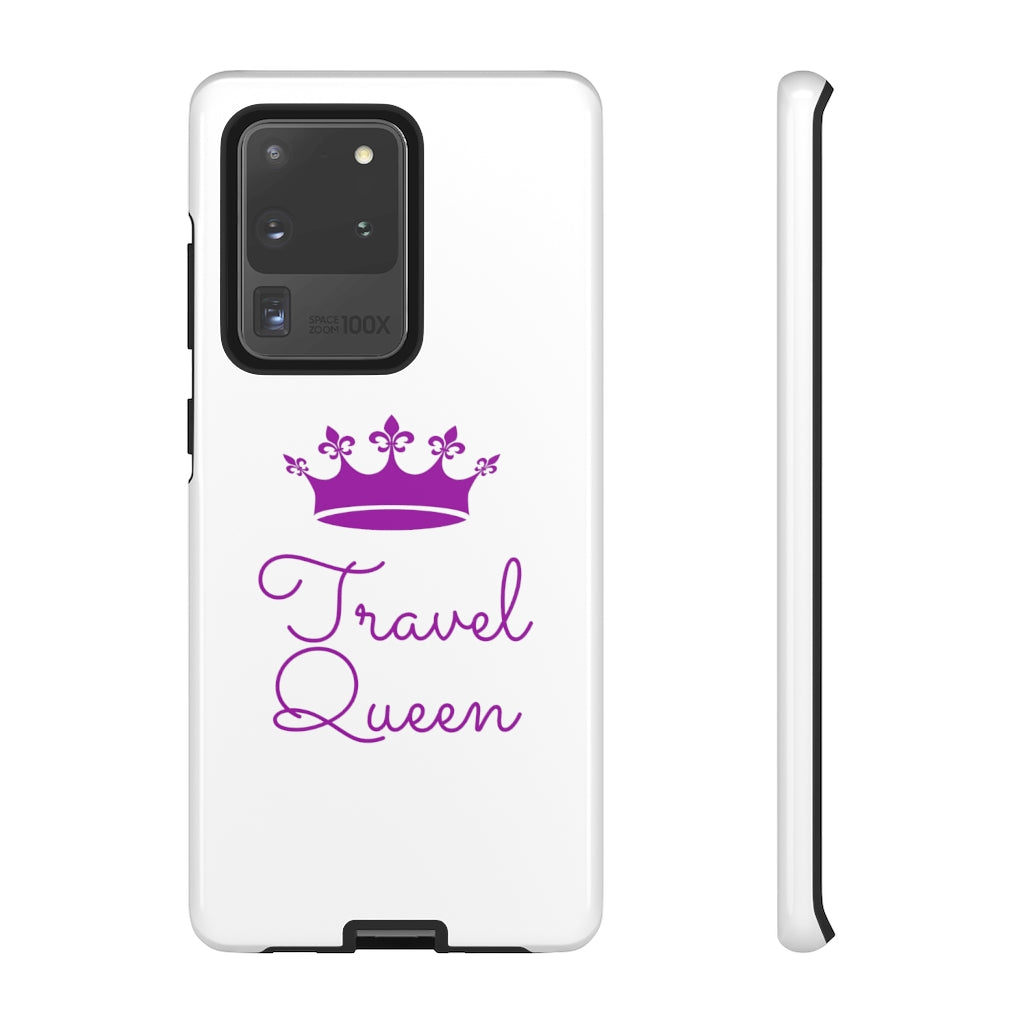 Travel Queen (Purple) Tough iPhone and Samsung Phone Cases