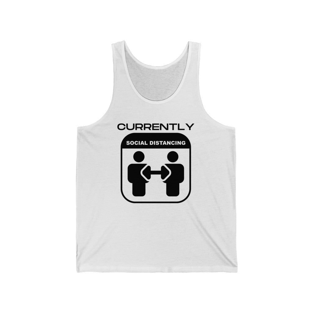 Social Distancing Unisex Jersey Tank