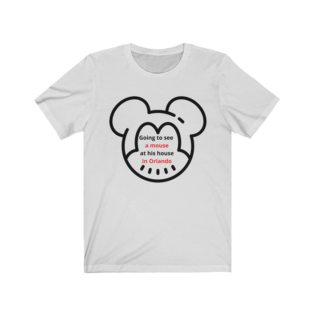 Mouse in Orlando Unisex Jersey Short Sleeve T-Shirt