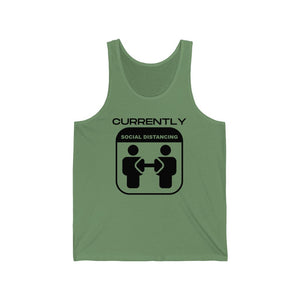 Social Distancing Unisex Jersey Tank