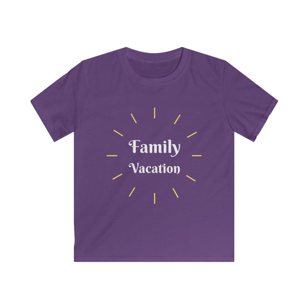 Family Vacation Kids Softstyle T-Shirt