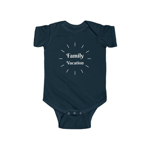 Family Vacation Infant Jersey Bodysuit